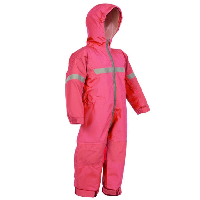 Kids One Piece Coverall suit Red