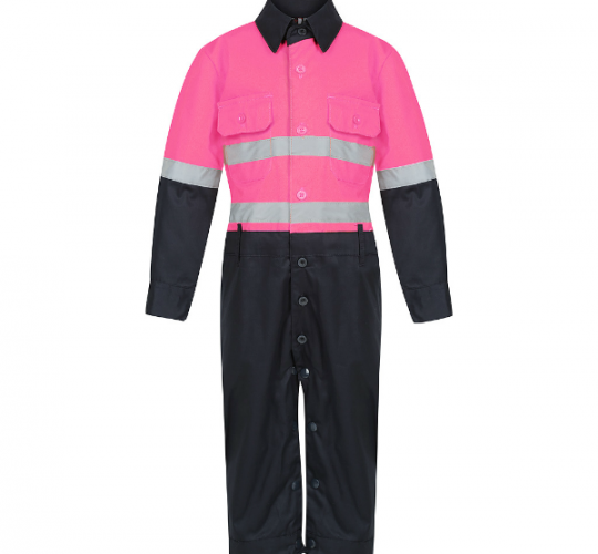 Hot Pink & Navy Jumpsuit (Onesies)