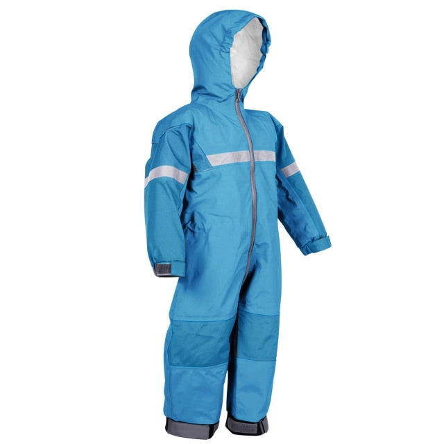 Kids One Piece Coverall suit Blue
